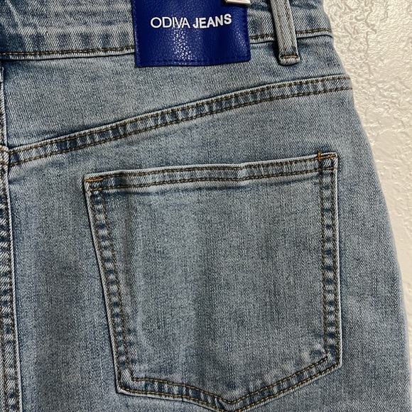 Denim Midi Skirt. Size 29 - Picture 6 of 14